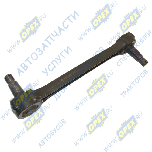 1630-2919012-20 Штанга реактивная КАМАЗ верхняя L=530 с конусными РМШ (все модели с 2006г., кроме 6520 и 5460); цельнокованная (н/о под гайку М33х1,5) ГК Ростар